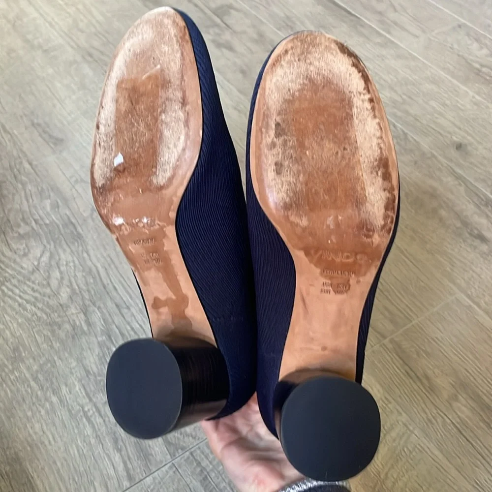 Vince Tasha Navy marine Blue Sock Bootie 7.5 $248